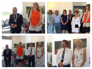 2019 07 05 Herne Bay exposition jumelages Beach Creative - Les discours